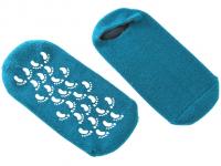 Маска-носки Bradex увлажняющие, гелевые многоразового использования Turquoise KZ 0483