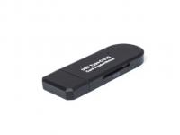 Карт-ридер KS-is USB/microUSB/USB C - SD/T-Flash KS-353 Black
