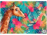 Альбом для рисования Lamark Африканские животные-Жираф 24 листов 100г/м 34112