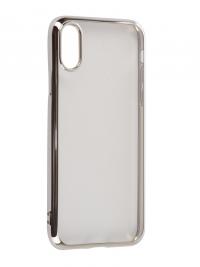 Аксессуар Чехол iBox Blaze Silicone для APPLE iPhone XS 5.8 Silver Frame УТ000016109