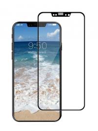 Аксессуар Защитное стекло Rock для APPLE iPhone X 4D Curved Tempered Glass 0.26mm Black