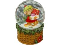 Снежный шар СИМА-ЛЕНД Медвежонок с подарками 14.5x10x10cm Музыкальный 3244438