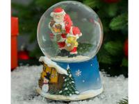 Снежный шар СИМА-ЛЕНД Дед Мороз дарит подарки 14x10.5x10.5 Музыкальный 2005342