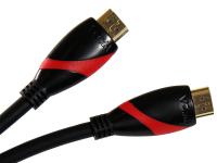 Аксессуар VCOM HDMI 19M ver 2.0 1m Black-Red CG525-R-1.0