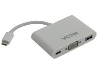 VCOM USB Type-C M to VGA F + USB3.0 F + USB Type-C F CU426