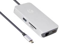 VCOM USB Type-C M to HDMI + RJ45 + 4xUSB 3.0 CU431M
