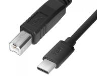 Аксессуар Greenconnect USB Type-C - USB 2.0 BM 2m Black GCR-UC1BM-BB2S-2.0m