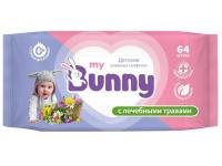 Салфетки My Bunny Детские с лечебными травами 64шт GL000792274