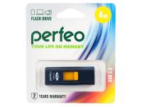 USB Flash Drive 4Gb - Perfeo S02 Black PF-S02B004