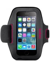 Аксессуар Чехол Belkin для APPLE iPhone 6 Slim-Fit ArmbandF8W500BTC01 Dark Gray-Pink