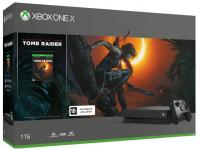 Игровая приставка Microsoft Xbox One X 1Tb Black CYV-00106 + Tomb Raider