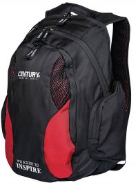 Рюкзак Century Backpack Black-Red 2188