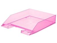 Лоток горизонтальный Attache Selection Flamingo Transparent-Pink 877400