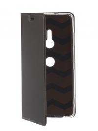 Аксессуар Чехол Brosco для Sony Xperia XZ3 PU Black XZ3-BOOK-BLACK