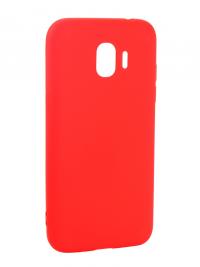 Аксессуар Чехол Pero для Samsung Galaxy J2 2018 Soft Touch Red PRSTC-J218R
