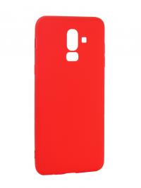 Аксессуар Чехол Pero для Samsung Galaxy J8 2018 Soft Touch Red PRSTC-J818R