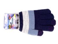 Теплые перчатки для сенсорных дисплеев Harsika 0618 Grey-Blue