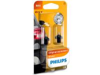 Лампа Philips BAX 12V-1.2W BAX8.5d/2 Black (2 штуки) 12597B2