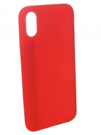Аксессуар Чехол Pero для APPLE iPhone XS Soft Touch Red PRSTC-IXSR