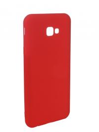 Аксессуар Чехол Pero для Samsung Galaxy J4 Plus 2018 Soft Touch Red PRSTC-J418PR