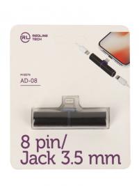 Аксессуар Red Line Lightning 8pin - Jack 3.5mm Black УТ000016491