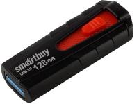 USB Flash Drive 128Gb - SmartBuy Iron Black-Red SB128GBIR-K3