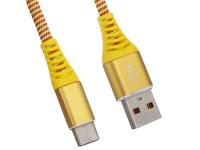 Аксессуар Liberty Project USB - Type-C Носки 1m Yellow 0L-00038898