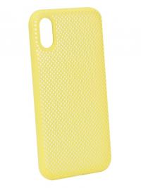 Аксессуар Чехол Liberty Project для APPLE iPhone X Silicone Dot Case Yellow 0L-00040411