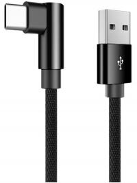 Аксессуар Rock USB - USB Type-C L-Shape Metal Charge&Sync 1.2m Black