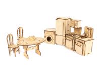 Сборная модель IQ Format Набор мебели Кухня 4627130657391