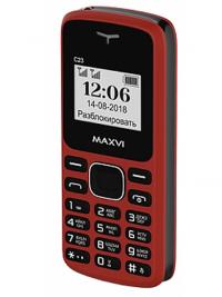 Сотовый телефон MAXVI C23 Red-Black