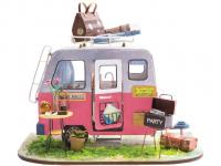 Сборная модель DIY House Домик на колесах DGM04 9-58-010639