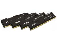 Модуль памяти Kingston HyperX Fury Black DDR4 DIMM 2400MHz PC4-19200 CL15 - 32Gb KIT (4x8Gb) HX424C15FB2K4/32