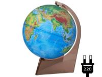 Глобус Глобусный Мир Физический на треугольнике с подсветкой 210mm 10274