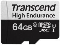 Карта памяти 64Gb - Transcend High Endurance MicroSDXC 350V TS64GUSD350V