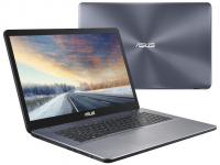 Ноутбук ASUS VivoBook X705UB-GC229 90NB0IG2-M02560 (Intel Core i5-8250U 1.6 GHz/8192Mb/1000Gb + 128Gb SSD/nVidia GeForce MX110 2048Mb/Wi-Fi/Cam/17.3/1920x1080/Endless)