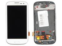 Дисплей RocknParts для Samsung Galaxy S3 GT-I9300 с передней панелью White 152450