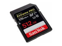 Карта памяти 512Gb - SanDisk Extreme Pro - Secure Digital XC Class 10 UHS-I SDSDXXY-512G-GN4IN