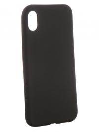 Аксессуар Чехол Brosco для APPLE iPhone XR Softtouch Silicone Black IPXR-TPU-ST-BLACK