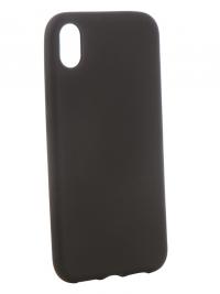 Аксессуар Чехол Brosco для APPLE iPhone XR Black Matte IPXR-COLOURFUL-BLACK