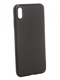 Аксессуар Чехол Brosco для APPLE iPhone XS Max Black IPXSM-TPU-ST-BLACK