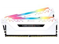 Модуль памяти Corsair Vengeance RGB Pro White DDR4 DIMM 3000MHz PC4-24000 CL15 - 32Gb KIT (2x16Gb) CMW32GX4M2C3000C15W