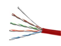 Сетевой кабель 5bites Express UTP / SOLID / 5E / 24AWG / COPPER / PVC / LSZH / RED / 305M US5525-305B-LSZH
