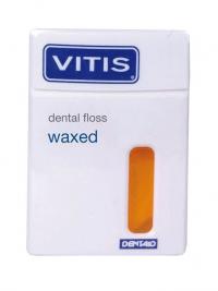 Зубная нить Dentaid Vitis Waxed Dental Floss вощеная 50m Yellow