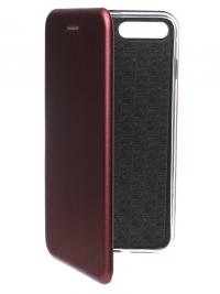 Аксессуар Чехол Innovation для APPLE iPhone 7 Plus Book Silicone Magnetic Bordo 14708
