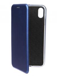 Аксессуар Чехол Innovation для APPLE iPhone XS Max Book Silicone Magnetic Blue 14703