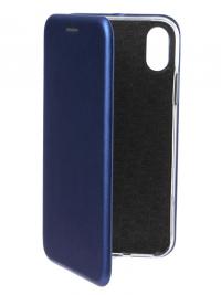 Аксессуар Чехол Innovation для APPLE iPhone X / XS Book Silicone Magnetic Blue 14705