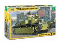 Сборная модель Zvezda Советский средний танк Т-28 3694