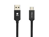 Аксессуар Ainy FA-138A USB - Type-C Quick Charge 3.0 1.5m Black