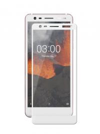 Аксессуар Защитный экран Red Line для Nokia 3.1 Full Screen Tempered Glass White УТ000017840